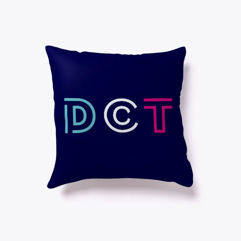 Indoor Pillow with New DCT logo