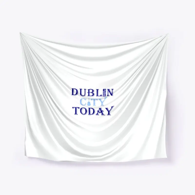 Dublin City Today Wall Tapestry